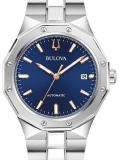 Bulova Classic 96B463 40mm Stainless steel Blue