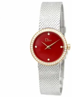 Dior La D De Dior CD047120M001 25mm Stainless steel Red