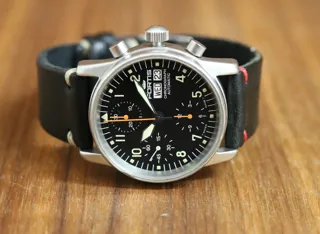 Fortis Flieger 622.10.141 Stainless steel Black