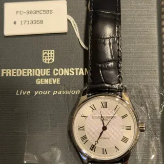 Frédérique Constant Classics Index FC-303MC5B6 40mm Stainless steel White