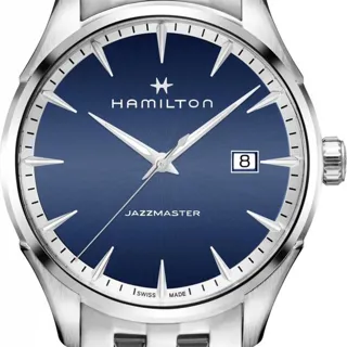 Hamilton Jazzmaster H32451141 40mm Stainless steel Blue