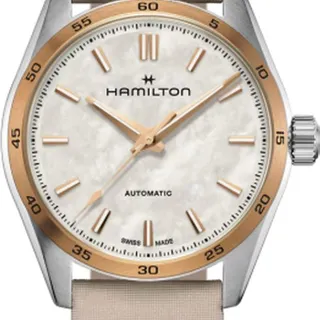 Hamilton Jazzmaster H36125890 34mm Stainless steel White