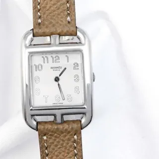 Hermès Cape Cod 23mm Silver White