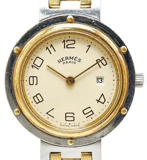 Hermès Clipper CL4.220 Stainless steel Champagne