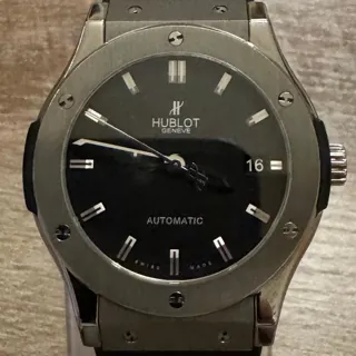 Hublot Classic Fusion 45, 42, 38, 33  511.NX.1171.RX 45mm Titanium Black