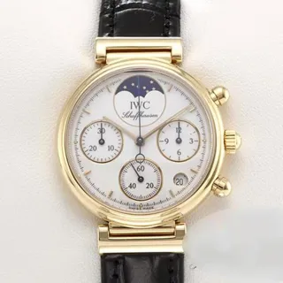 IWC Da Vinci Chronograph IW3735 (DA  ) 29mm Yellow gold White