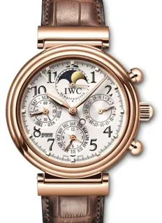 IWC Da Vinci Perpetual Calendar IW375811 (DA  ) 41.5mm Rose gold Silver