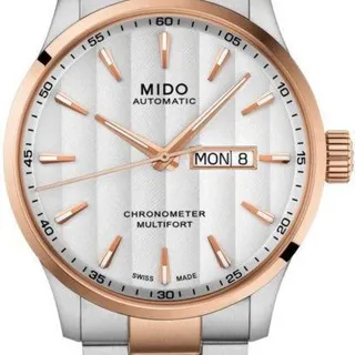 Mido Multifort M038.431.22.031.00 42mm Stainless steel Silver