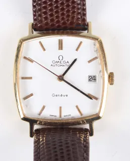 Omega 162.052 18k yellow gold White