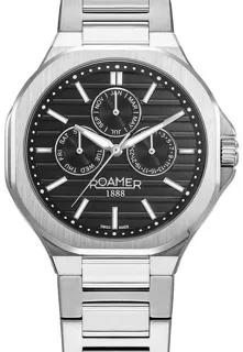 Roamer 995989 42mm Stainless steel Black