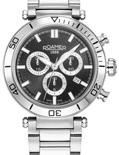 Roamer 994837 43mm Stainless steel Black