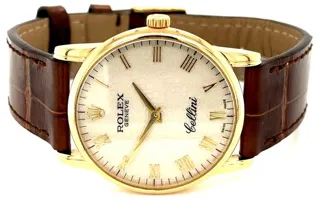 Rolex Cellini 5112 32mm Yellow gold White