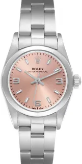 Rolex Oyster Perpetual 76080 Stainless steel Salmon