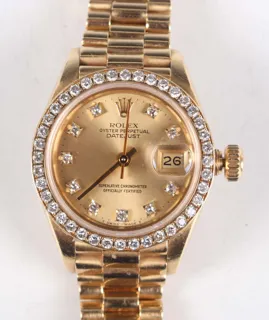 Rolex Datejust 69178 18k yellow gold Champagne