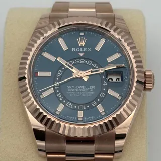 Rolex Sky-Dweller 336935 42mm Rose gold Blue