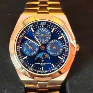 Vacheron Constantin Overseas 4300V/120R-B509 41.5mm Rose gold Blue