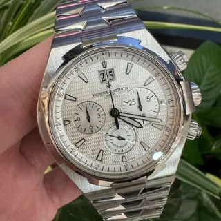 Vacheron Constantin Overseas Chronograph 49150/B01A-9095 42mm Stainless steel Silver