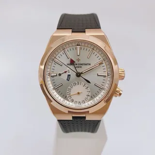 Vacheron Constantin Overseas Dual Time 7900V/000R-B336 41mm Rose gold Silver