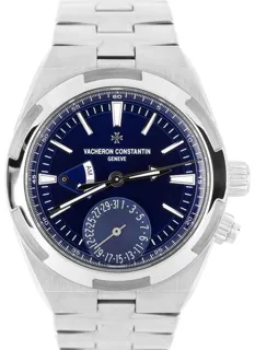 Vacheron Constantin Overseas Dual Time 7900V/110A-B334 41mm Stainless steel Blue