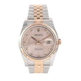 Rolex Datejust 116231 Rose gold and Stainless steel Pink