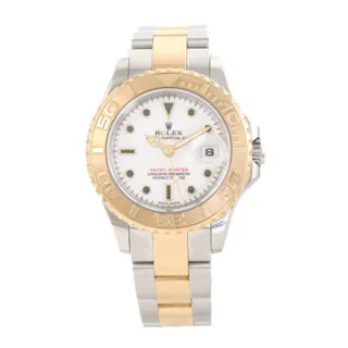 Rolex Yacht-Master 169623 29mm Stainless steel and 18k yellow gold White