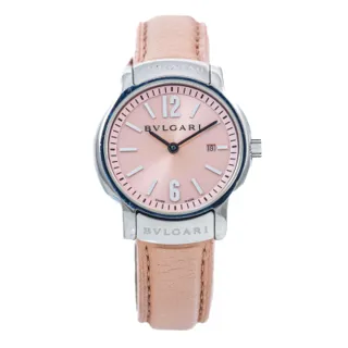 Bulgari Solotempo ST29S 29mm Stainless steel Pink