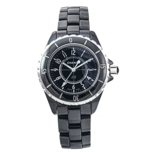 Chanel J12 H0682 33mm Black ceramic Black