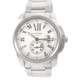 Cartier Calibre de Cartier 3389 42mm Stainless steel Silver