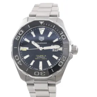 TAG Heuer Aquaracer WAY201A 43mm Stainless steel Black