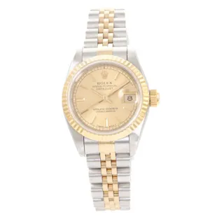 Rolex Datejust 69173 Stainless steel and 18k yellow gold Golden