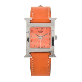 Hermès Heure H HH1.210 21mm Stainless steel Orange