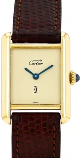 Cartier Tank Must 20mm Vermeil Cream