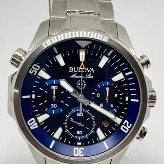 Bulova Marine Star 96B256 43mm Stainless steel Blue