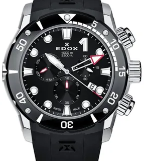 Edox 10242-TIN-NIN 45mm Titanium Black