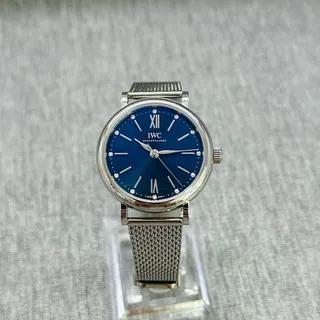 IWC Portofino IW357404 34mm Stainless steel Blue