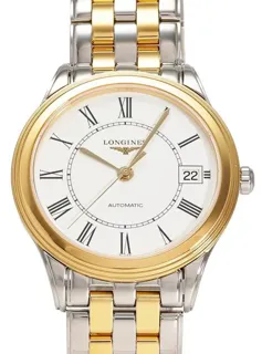 Longines Flagship L4.774.3.21.7 35mm Stainless steel White