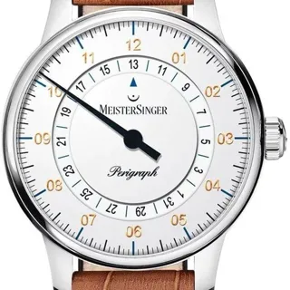 MeisterSinger Perigraph BM1101G 42mm Stainless steel White