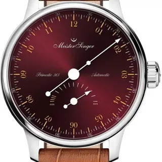 MeisterSinger PR365911G 41mm Stainless steel Red