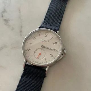 NOMOS Ahoi Neomatik 516 36mm Stainless steel Silver