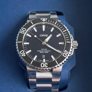 Oris Aquis 01 733 7730 4135-07 8 24 05PEB 43.5mm Stainless steel Blue