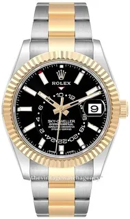 Rolex Sky-Dweller 326933-0002 42mm Stainless steel Black