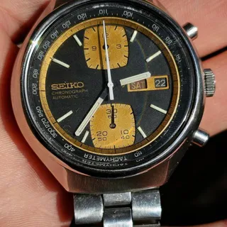 Seiko Chronograph 6138-8030 40mm Black