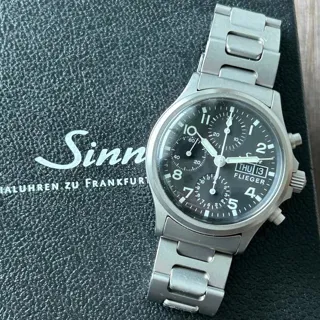 Sinn 356 356 38.5mm Stainless steel Black