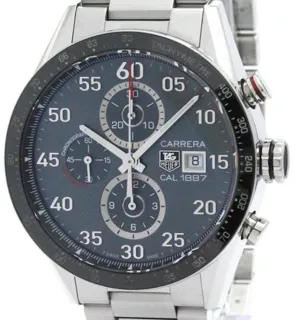 TAG Heuer Carrera Calibre 1887 CAR2A11 43mm Stainless steel Gray