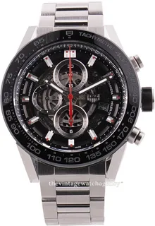 TAG Heuer Carrera CAR2A1W.BA0703 45mm Ceramic and Stainless steel Skeletonized