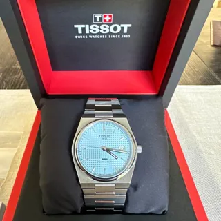 Tissot PRX Powermatic 80 T137.407.11.351.00 40mm Stainless steel Blue