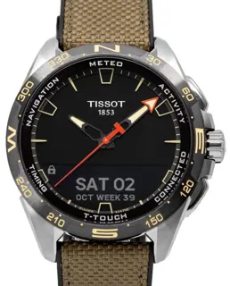 Tissot Touch T121.420.47.051.07 47.5mm Titanium Black