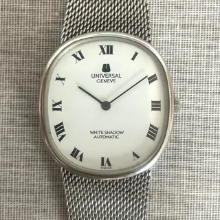 Universal Genève White Shadow 32mm Stainless steel White