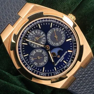 Vacheron Constantin Overseas 4300V/000R-B509 41.5mm Yellow gold Blue