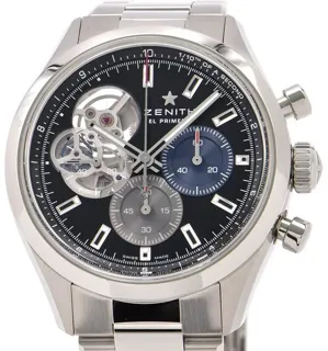 Zenith El Primero 03.3300.3604/21.M3300 39.5mm Stainless steel Black